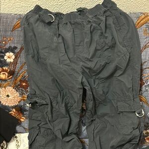 Women’s cut off Gray Cargo Pants